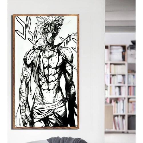 One Punch Man Digital Anime Wall Scroll Decoration Poster Art Prints 50 x 70 cm,No Frame