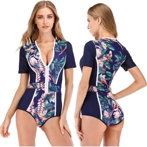 New 2020 Women Rash Guards Swimwear Short Sleeve Rashguard Swim Suit Surf Suit Swimsuit Good High Quality Rashguard UPF 50