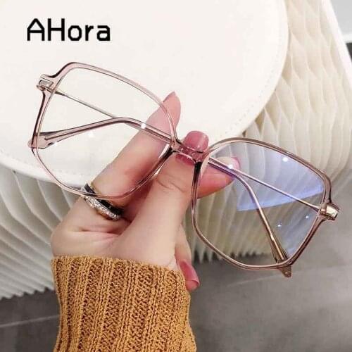 Ahora Oversize Anti Blue Light Reading Glasses Plygon Alloy Fashion Women&Men Presbyopic Eyeglasses With Diopter +1.0...+4.0 New