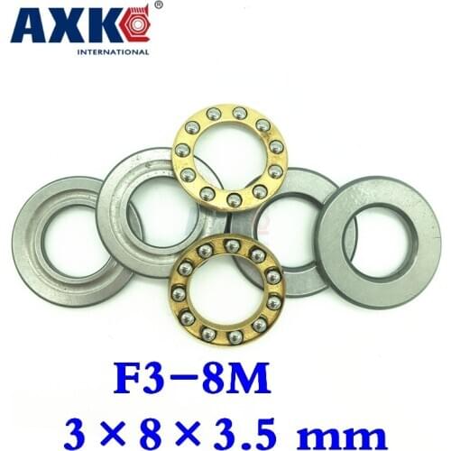 2021 Limited New Arrival 10pcs Free Shipping Axial Ball Thrust Bearings F3-8m(3*8*3.5 Mm )plane Bearing Rc Models 3x8x3.5mm
