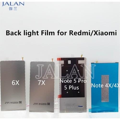 Good quality Back Light Film For XIaomi Redmi 6A 7A Note 5 Pro 4X Note 4 LCD Display Backlight Replacement Repair