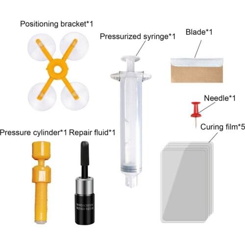 Car Windshield Repair Kit Auto Windshield Crack Repair Resin Tools Quick Fix Car Cracked Glass Windscreen Repair Tool Kit