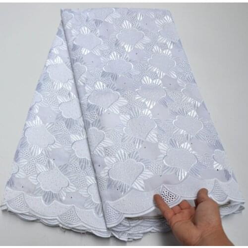 Luxury Switzerland Lace Fabric For Everyone Nigerian Cotton French Lace Fabric High Quality African Swiss Voile Dry Lace Fabric
