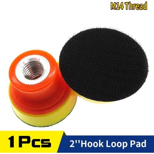 2" 50mm M14 Thread Sander Backing Pad Back-up Sanding Pad Hook and Loop Power Tools Accessories