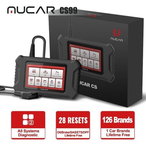THINKCAR MUCAR CS99 OBD2 Scanner Oil/Brake/SAS/ETS/DPF Reset Scan Tool Code Reader Professional Full System Car Diagnostic Tool