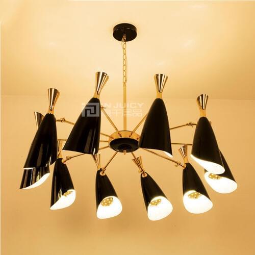 Modern Metal LED Chandeliers Dining Room Bedroom Pendant Lamps Lights Fixtures Shades for Reading Room Home Hotel Restaurant Bar