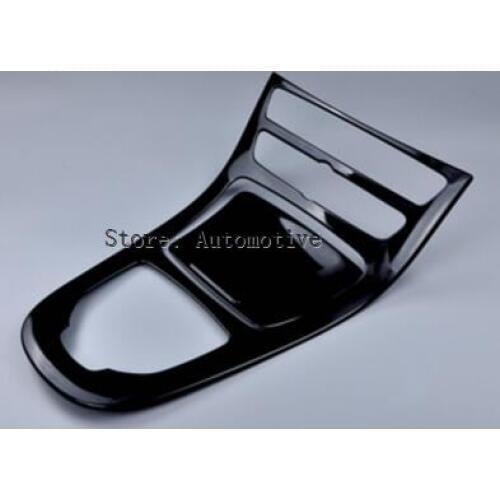 ABS Plastic Carbon Fiber Style Center Console Gear Panel Frame Cover Trim Stickers For Mercedes Benz W213 E Class 2016 2017 AMG