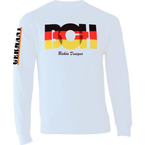 Bichon Designs sweatshirt men and women, white BCH Germany, new collection 2021