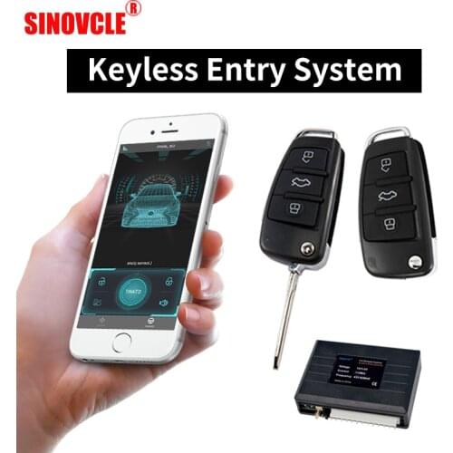 Universal Car Alarm Systems Auto Remote Central Kit Door Lock Keyless APP With Remote Contr Entry System Central Locking