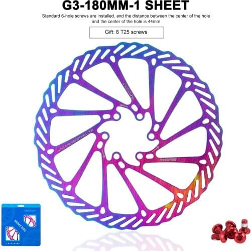 Bike Brakes Rotor Disc Brake Mountain Bicycle Stainless Steel Rotor Disc Brake for 180mm/160mm Mountain Bike Bicycle Parts