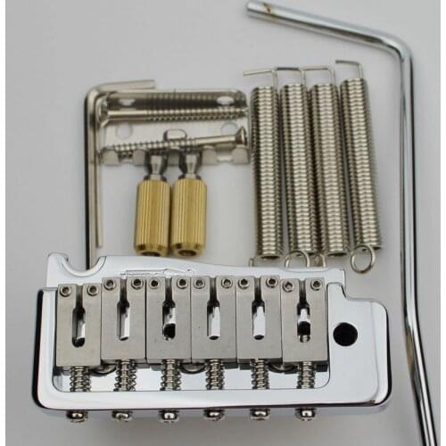 Guitar Parts WILKINSON WVP Tremolo Bridge 2 Point Steel Saddle Chrome BLACK