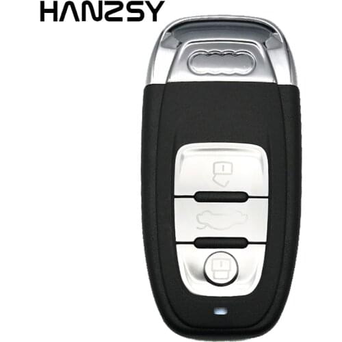 10Pcs 3 Buttons For Audi A4l A3 A4 A5 A6 A8 Quattro Q5 Q7 Smart Key Case Replacement Car Remote Key Shell Fob