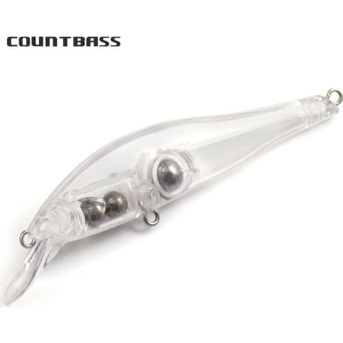 10pcs Countbass Blank Hard Lures 83mm, Unpainted Fishing Baits, Minnow, Wobblers, Free shipment