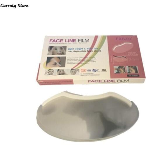 100pcs Hairdressing Eye Mask Transparent Eye Shield Kit Dye Perm Face Cover Bangs Protection Guard Mask