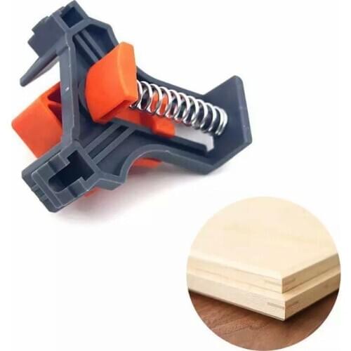 4 Pc Angle Clamp + 8 Pc Angle Cover Woodworking Locator 5-22 Mm 90 Degree Right Angle Frame Clamp