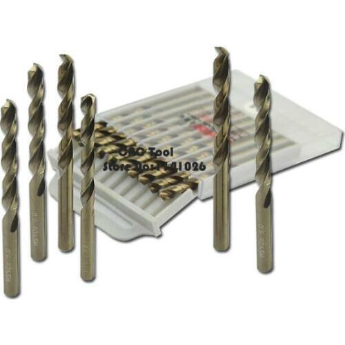 5PCS 8.6mm-13mm HSS-Co Hemp Flowers M35 Cobalt Drill Special Stainless Steel Twist Drill Bits ( 8mm/9mm/10mm/11mm/12mm/13mm)
