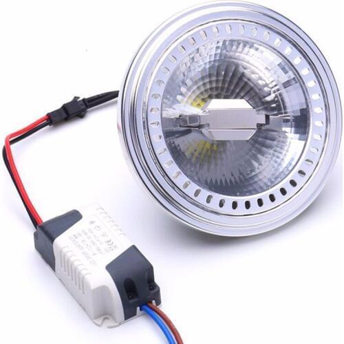 Free Shipping 6pcs/lot 15W COB LED Spotlight LED Downlight AR111 G53 LED Bulb Lamp Warm/Cool White AC85-265V include Driver 15W