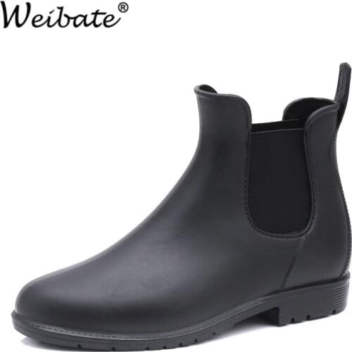 Chelsea Boots Women Rain Boots Low Bot Warm Boots Men Low Bot Water Shoes Men Slip Bot Galoshes Fishing Boots Wellies Waterproo
