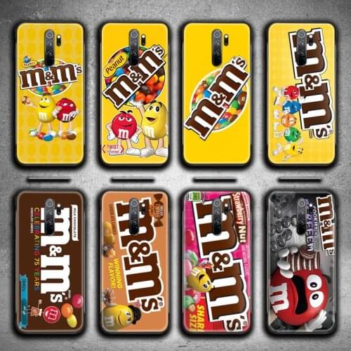 M&Ms Chocolate Nutella Bottle Phone Case for Redmi 9A 8A 7 6 6A Note 9 8 8T Pro Max Redmi 9 K20 K30 Pro