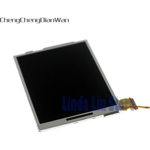 ChengChengDianWan 50pcs/lot Pulled Replacement Lower Bottom LCD Display Screen for 3DS XL LL by DHL