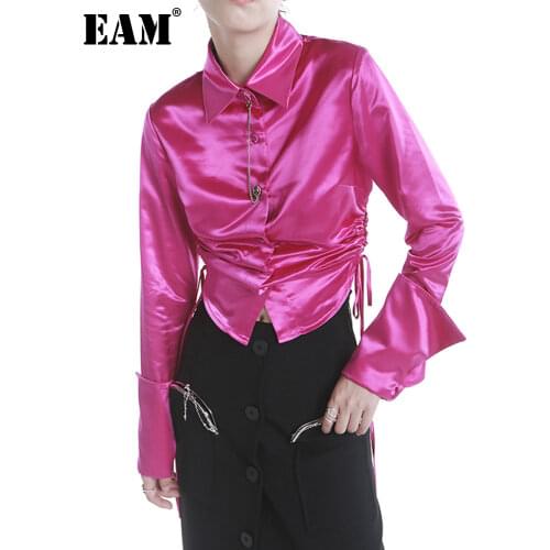 Женские красные рубашки EAM China At AliExpress