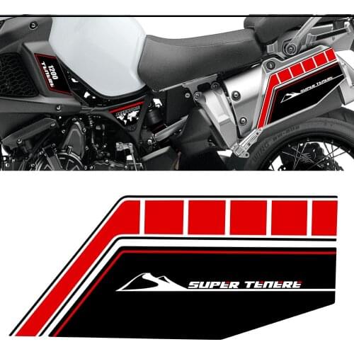XT 1200 Z WORLD CROSSER Kit Tank Pad Protection Stickers For YAMAHA SUPER TENERE XT1200Z Trunk Luggage 2010 2011 2012 2013