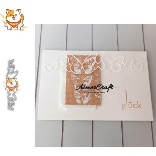 Butterfly Border Metal Cutting Dies Scrapbooking Stencil For DIY Paper Card Decorative Embossing Die Cut Craft Dies New 2019