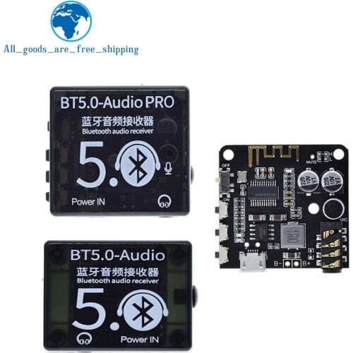 Mini Bluetooth 5.0 Decoder Board Audio Receiver BT5.0 PRO MP3 Lossless Player Wireless Stereo Music Amplifier Module With Case