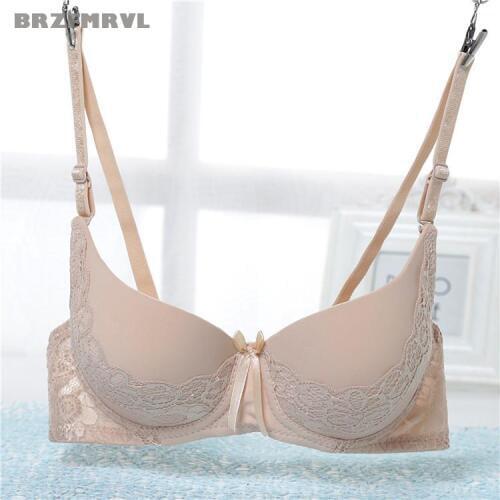 Fashion women push up bra gather breast pad cup push up bra face lace sexy bra Padded cup Comfortable support breast Push Up Bra