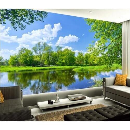 3d wall murals wallpaper Landscape TV backdrop modern living room wallpapers Home Decoration