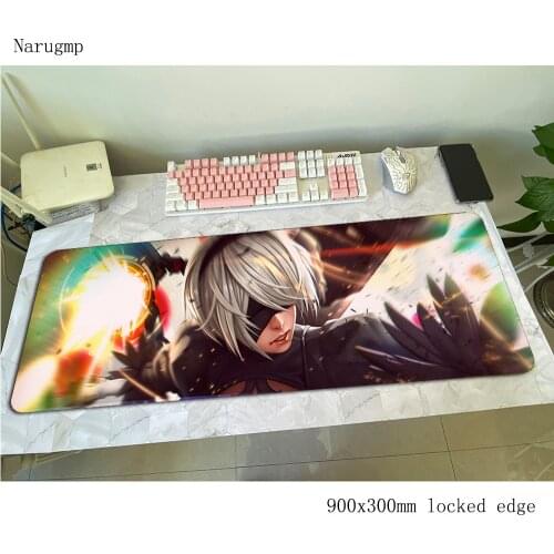 Nier automata mousepad gamer Boy Gift 800x300x4mm gaming pad Personality notebook pc accessories laptop padmouse ergonomic mat