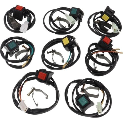 New 1pcs Motocycle ON OFF Engine Starter Kill Switch Fit For HONDA KAWASAKI SUZUKI YAMAHA
