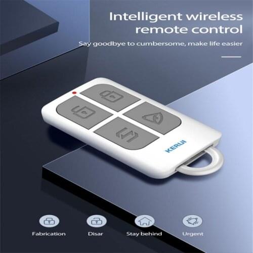Portable Wireless Remote Control Ultra-thin Anti-theft Device Controller 433MHZ For Home Security Smart Alarm System