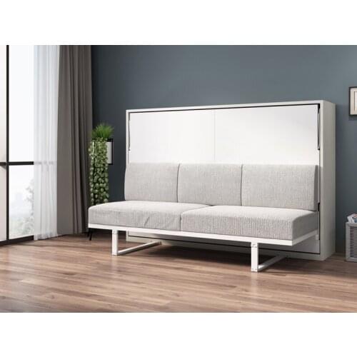 Linen fabric bed frame soft electric sofa wall Bed Home Bedroom Furniture camas lit muebles de dormitorio yatak mobilya quarto