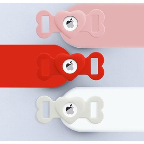 Silicone Protective Case For Finder Scratch Dog Pet Loop Holder for Apple Airtags Location Tracker Protector Cover
