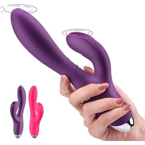 G-spot Vibrator USB Rechargeable Rabbit Mute Dildo Clitoris Stimulation Massage SHAKI Female Adult Sex Shop Sex Toys For Women