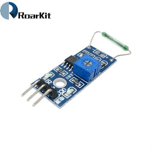 10Pcs/LOT Reed sensor module magnetron module reed switch MagSwitch For Arduino