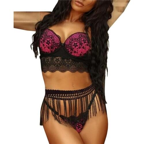 Women Summer Fringe fun Lace 2pcs Exotic Apparel