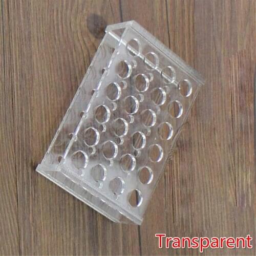 1pcs Transparent Acrylic Perspex 24 Positions 5ml Centrifuge Tube Holder Stand Rack