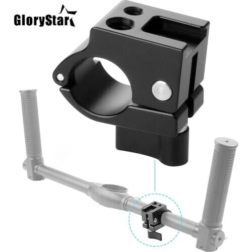 22mm 25mm Rod Clamp Monitor Mount Bracket Holder Cold Shoe Adapter for DJI Ronin M Zhiyun Crane2 Plus Crane V2 Gimbal Stabilizer