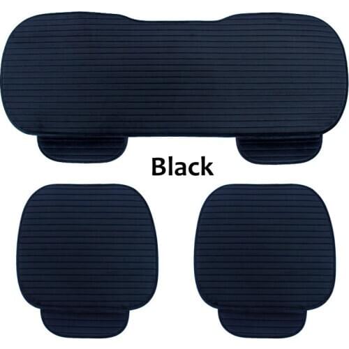Car Seat Cover Front Rear Flocking Cloth Cushion Non Slide Auto Accessories Universa Seat Protector Mat Pad Keep Warm in Winter
