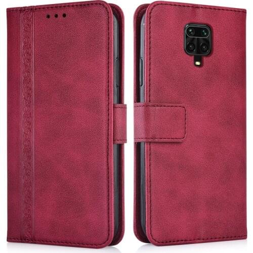 Luxury Flip Wallet Leather Case for Xiaomi Redmi Note 9 Pro Max Magnetic Book Protect phone back Cover