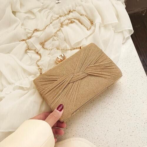 Fengting high quality luxury Party Evening Bag Small gold dinner clutch purse brand Womens Bag Wedding Hand Bag FTB208