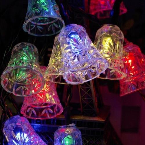 Multicolor 30M 300 LED Fairy String Lights Bell Christmas Tree Outdoor Indoor Wedding Decor Holiday