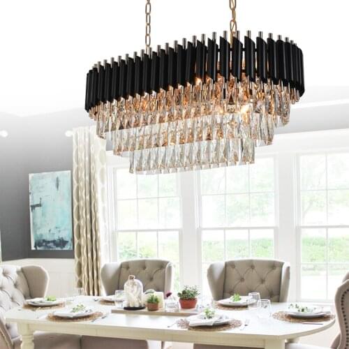 K9 Crystal Pendant Lights New Arrival Suspension Pendant Lamps for Living Room Foyer Restaurant Hotel Bar Hanging Light Fixtures