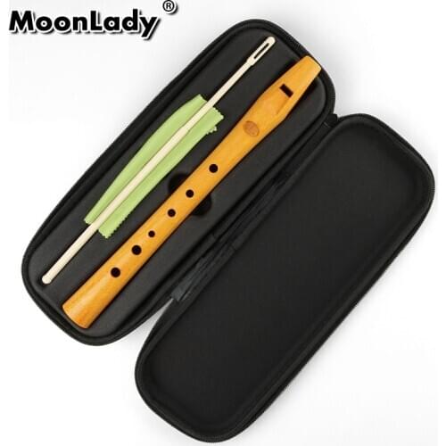 Quaint Clarinet D Key Vertical Flute Musical Instrument Flute Portable Woodwind Instrument Folk Clarinet Flute with Bag