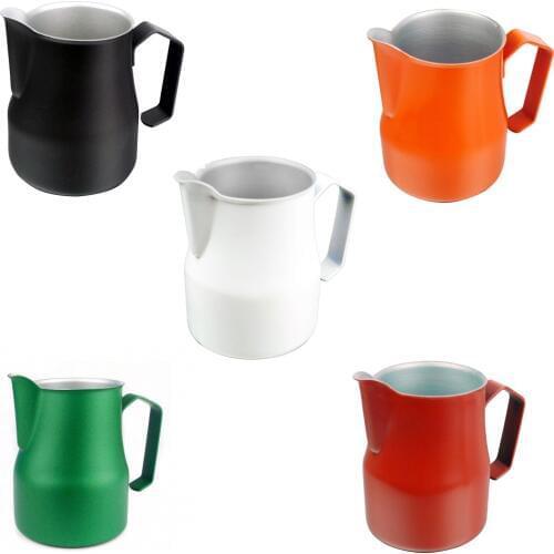 Stainless Steel Coffee Cup Milk Jug Frothing Pitcher Pull Flower Cup Barista Coffee Milk Frother Latte Art Milk Foam Coffeware
