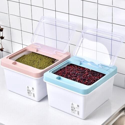 10kg Rice Storage Box Grain Cereal Dispenser Kitchen Flour Food Seal Container
