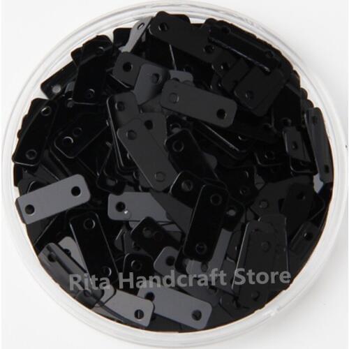2500pcs 4*10mm Square Rectangular Bar Two Holes Flat Sequin Sewing,Wedding Craft,Women Kids DIY Garment Accessory