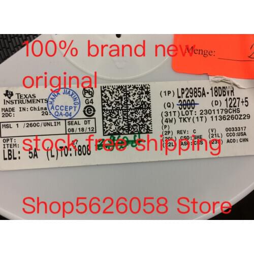 LP2985A-18DBVR SOT23-5 100% new original freeshipping STOCK 50PCS-3000PCS/LOT